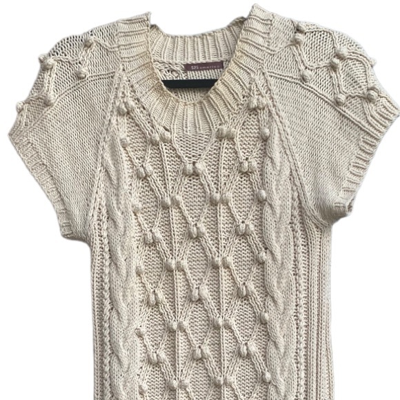 525 America Beige Tan Khaki Sweater Dress Size Small - Picture 3 of 5